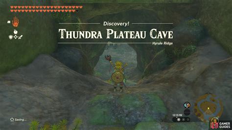 In-game Description. . Thundra plateau cave